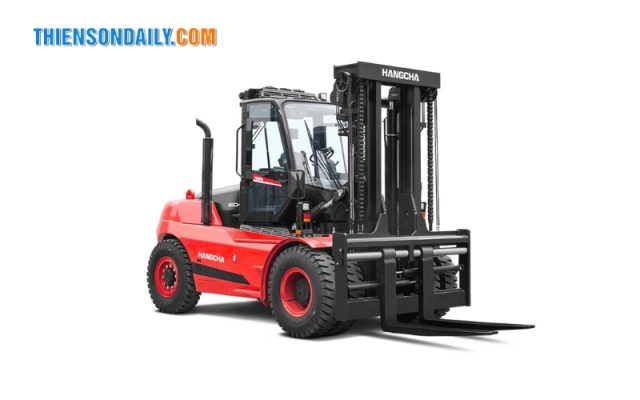 Xe nâng chui container