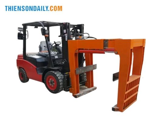 xe nâng kẹp gạch
