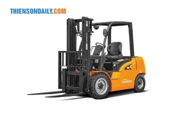 Xe nâng điện 5 tấn