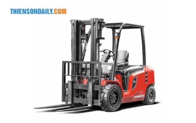 Xe nâng điện 5 tấn