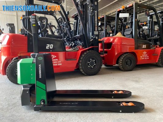 Xe nâng điện đứng lái