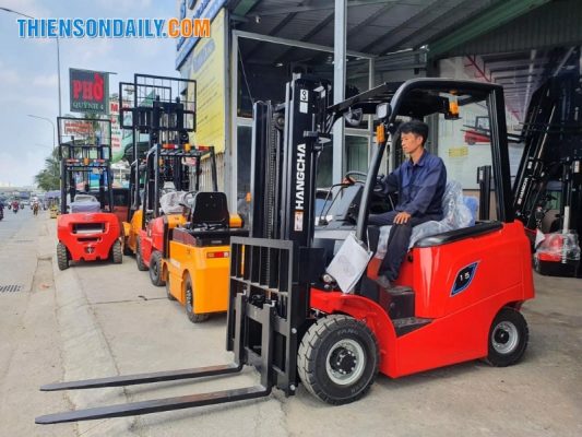 xe nâng điện thấp 1.5 tấn