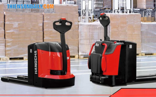 Xe nâng điện thấp 3 tấn