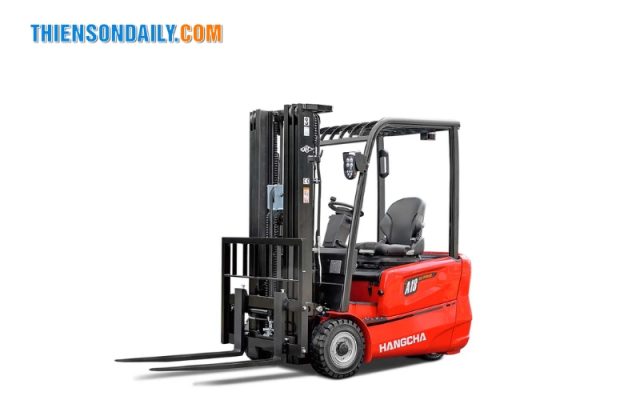 Xe nâng tay điện mini