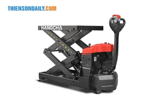 Xe nâng tay điện mini