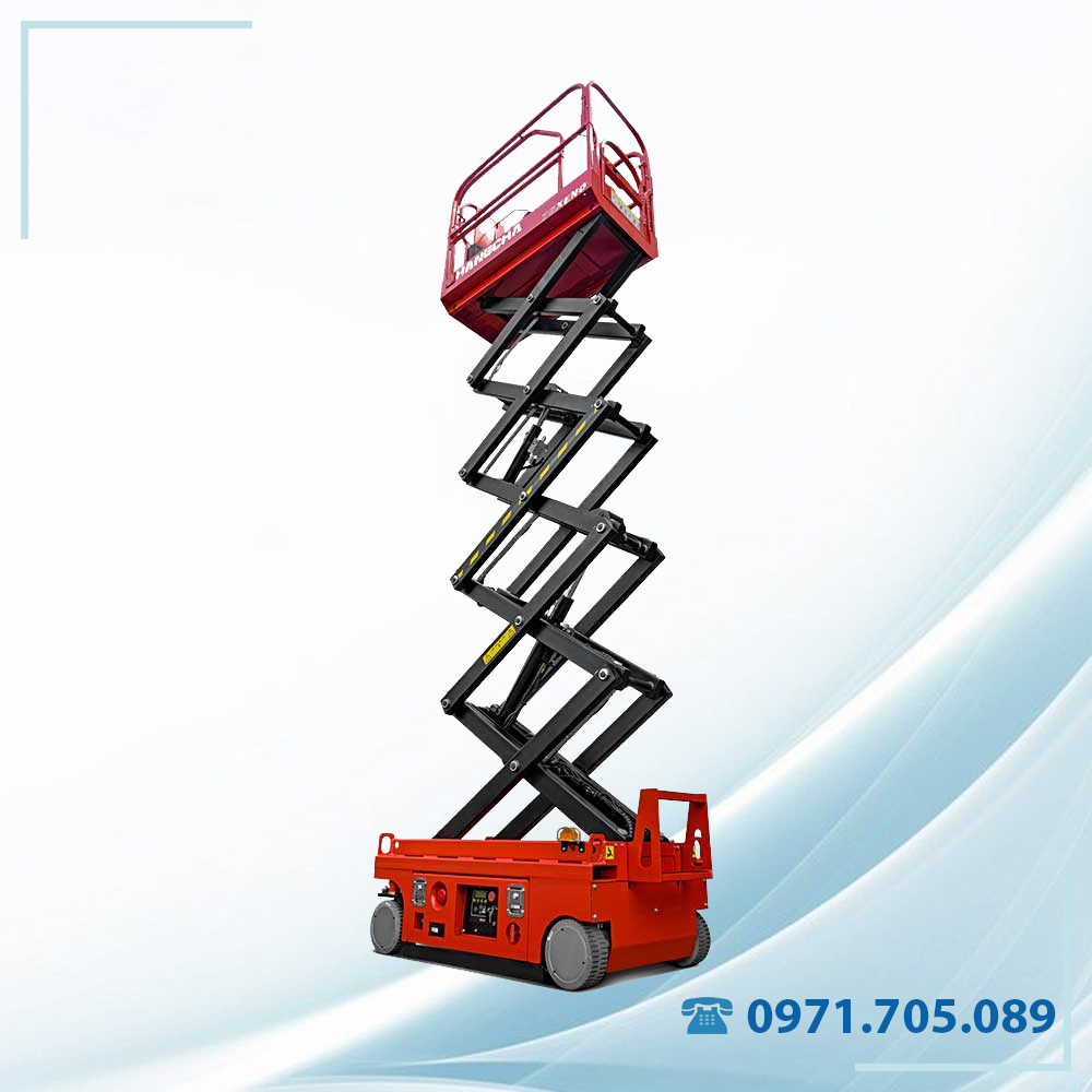 Xe nâng cắt kéo tự hành dòng mini