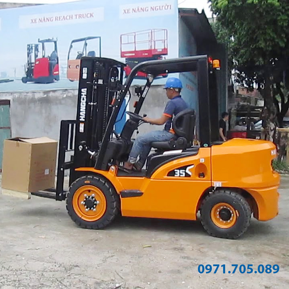 Xe nâng chui container chính hãng