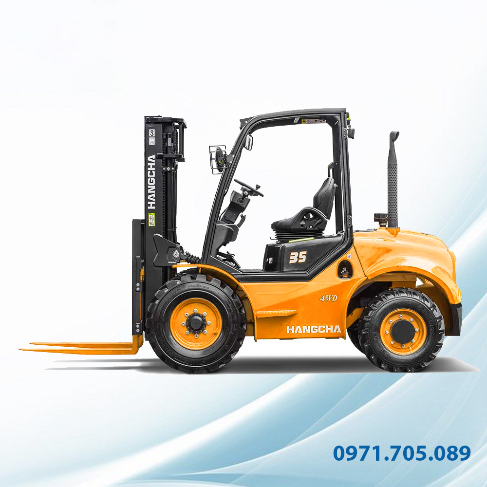 Xe nâng địa hình 3,5 tấn