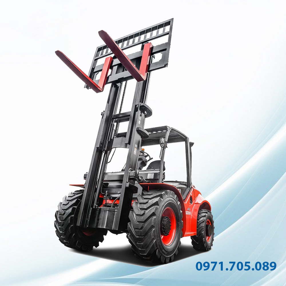 Xe nâng địa hình 5 tấn Hangcha 2 cầu
