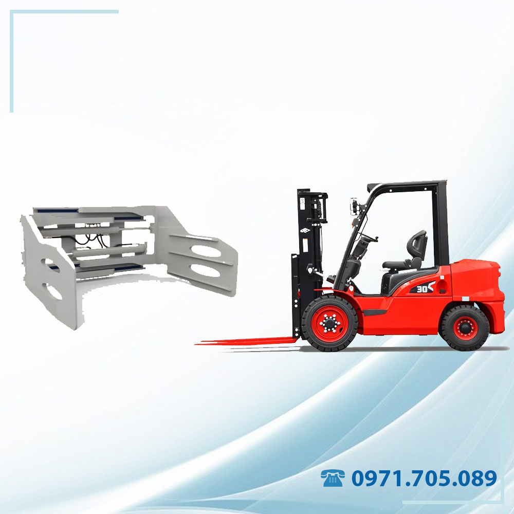 Xe nâng kẹp gạch