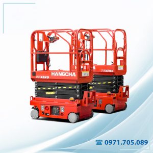 Xe nâng người cắt kéo tự hành mini Hangcha