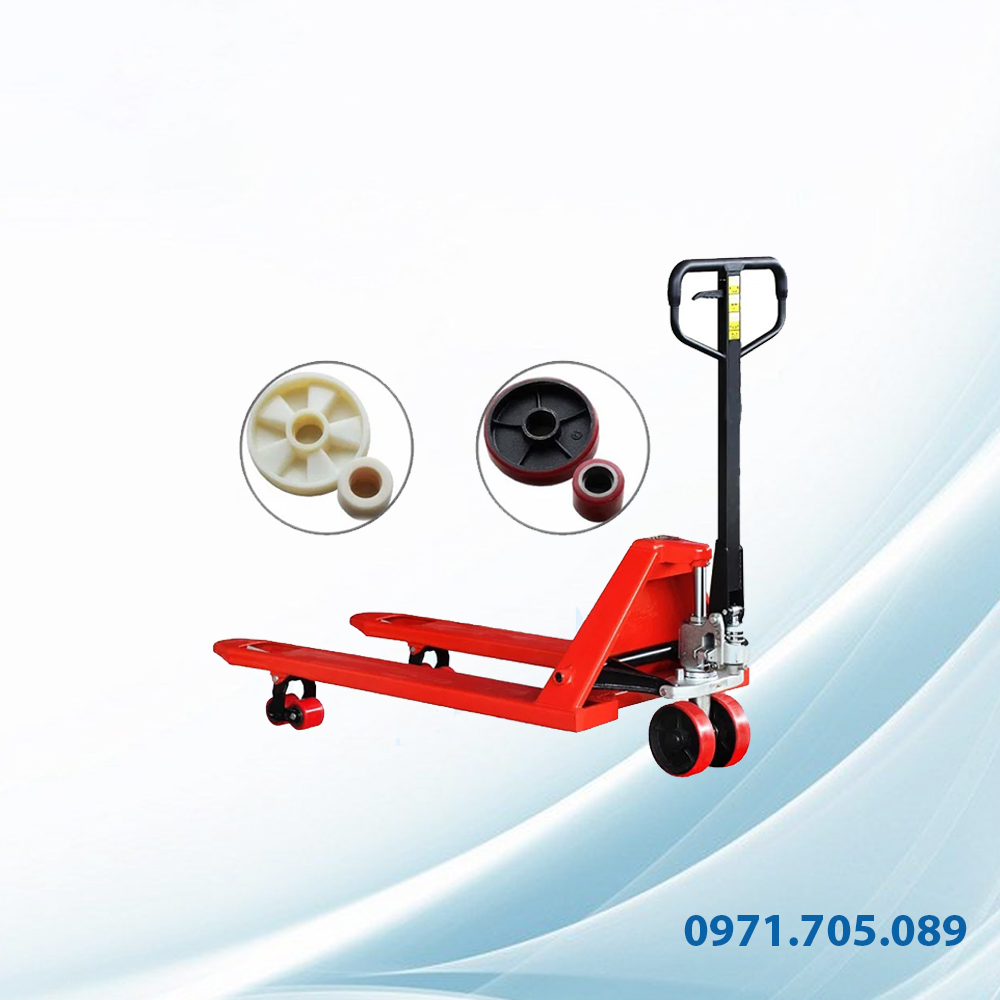 Xe nâng tay 2,5 tấn càng rộng