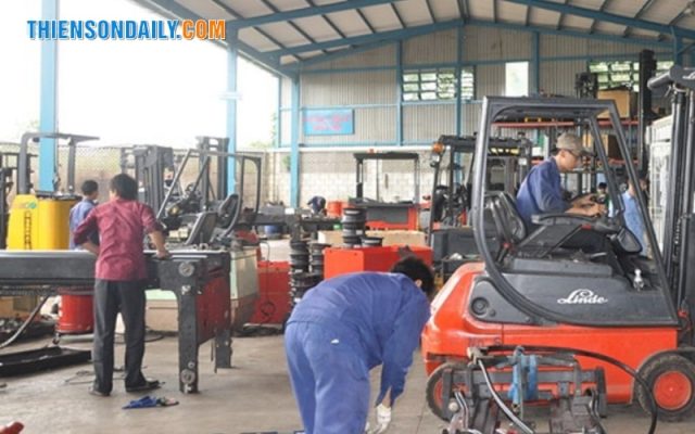 sửa chữa xe nâng hải phòng