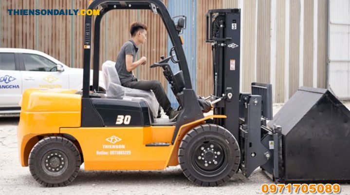 Bộ gầu xúc lắp trên xe nâng